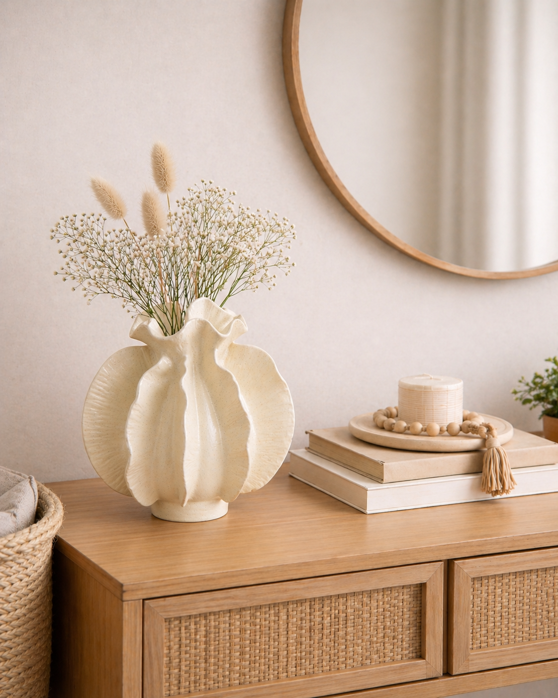 Vase Elya – Pièce Sculpturale