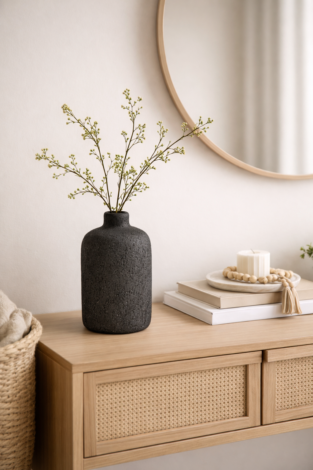 Vase Alvéra – Duo Élégance Minimaliste