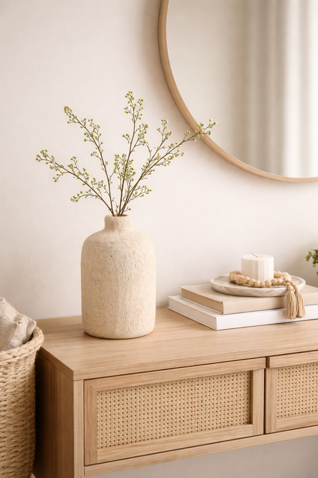 Vase Alvéra – Duo Élégance Minimaliste