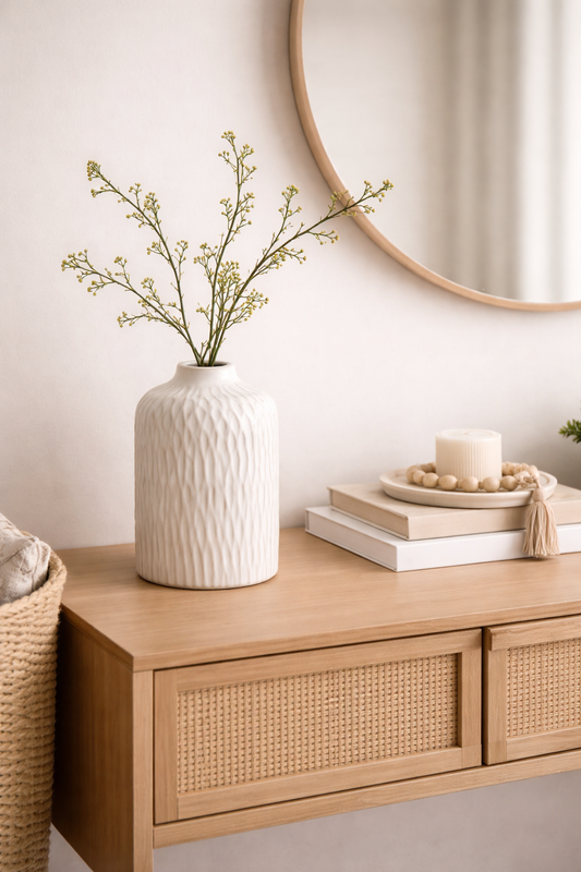 Vase Nira – Élégance Texturée